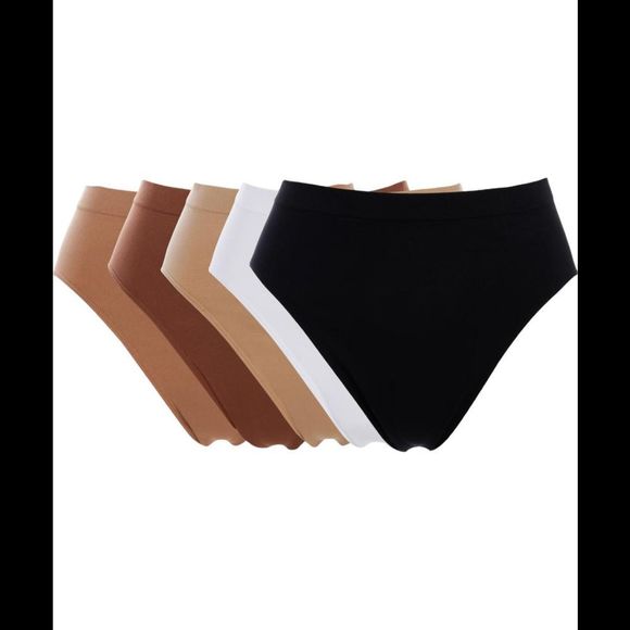 Rhonda Shear 5-pack Original Seamless Ahh Brief Multi - - Picture 1 of 1